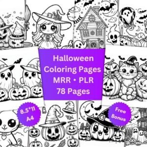 - Halloween coloring pages.